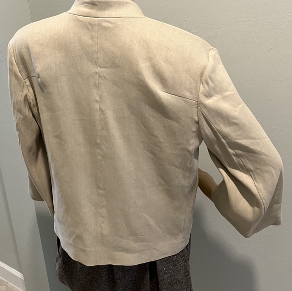 Piazza Sempione Linen Jacket Made in Italy Size 44 - US size 8 - 10 or … - Picture 8 of 16